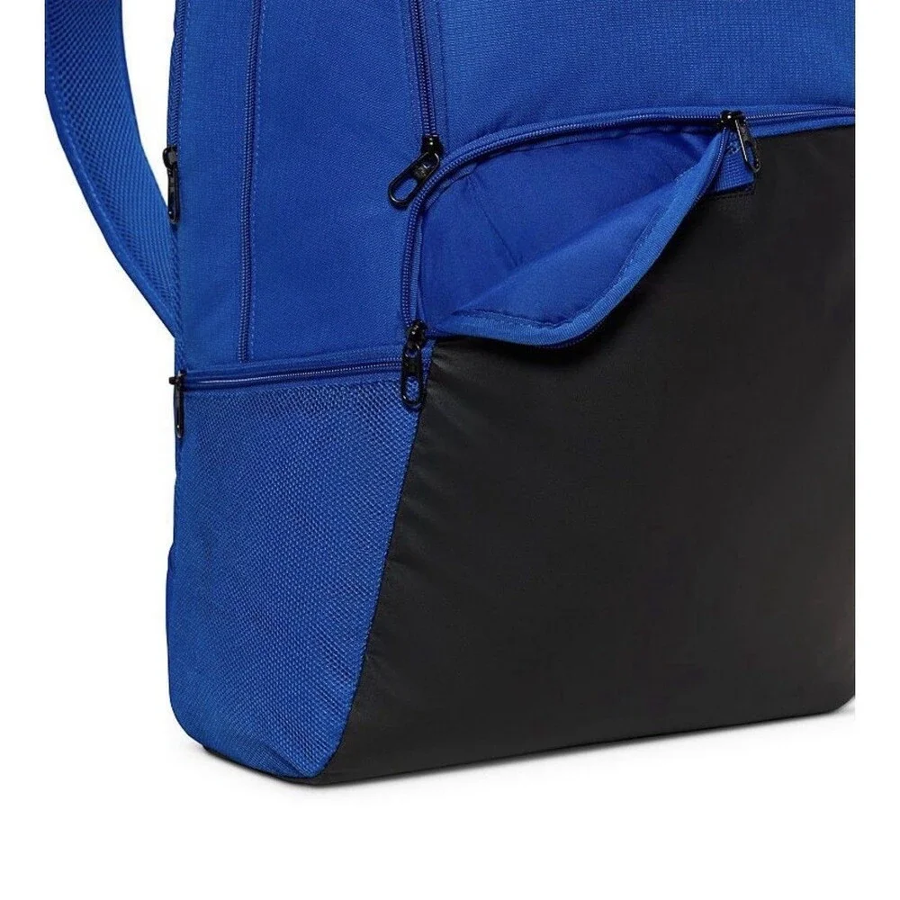 Nike Brasilia Backpack XL Game Royal Black School Gym Bag DM3975-480 NEW